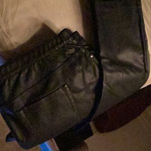 NWOT DG2 Black washable faux leather jeans. Gorgeous 2X
